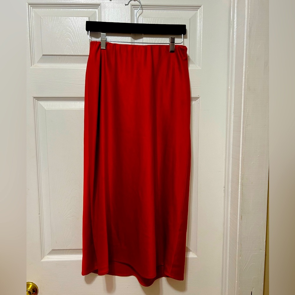 A New Day Target Skirt Size S Deep Coral Color EUC